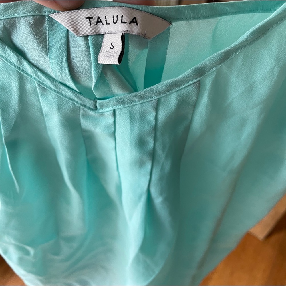 Talula Turquoise Tank - Picture 3 of 3